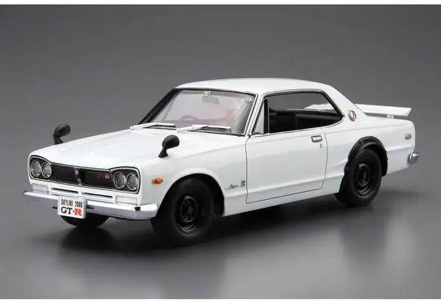 Alt view image 3 of 4 - Aoshima: 1/24 Nissan KPGC10 Skyline HT2000GT-R Scale Model Kit #26