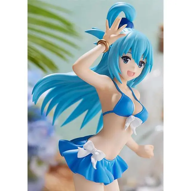Alt view image 7 of 7 - Good Smile Company: KonoSuba - POP UP PARADE Aqua (Swimsuit Ver.)