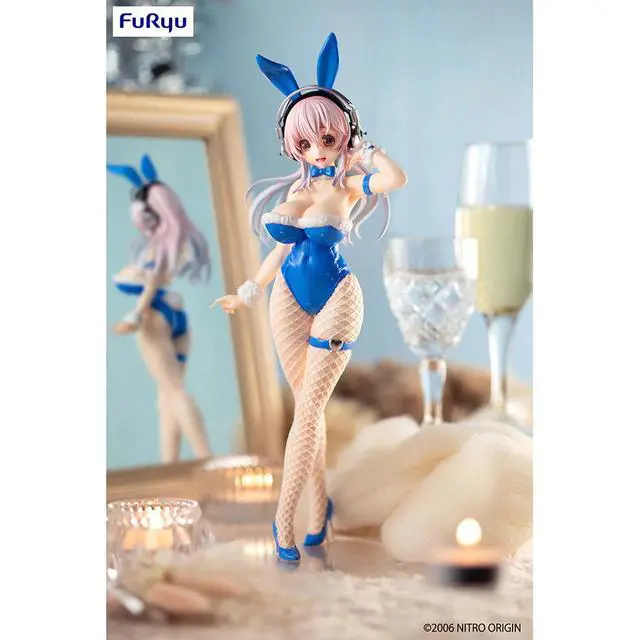 Alt view image 7 of 7 - FuRyu: BiCute Bunnies - Super Sonico (Blue Rabbit Ver.) Figure