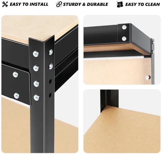 Alt view image 6 of 7 - LOYISIKE US Stock Tools Cabinet Worktable Tool Storage Workshop Table Workbench Pegboard