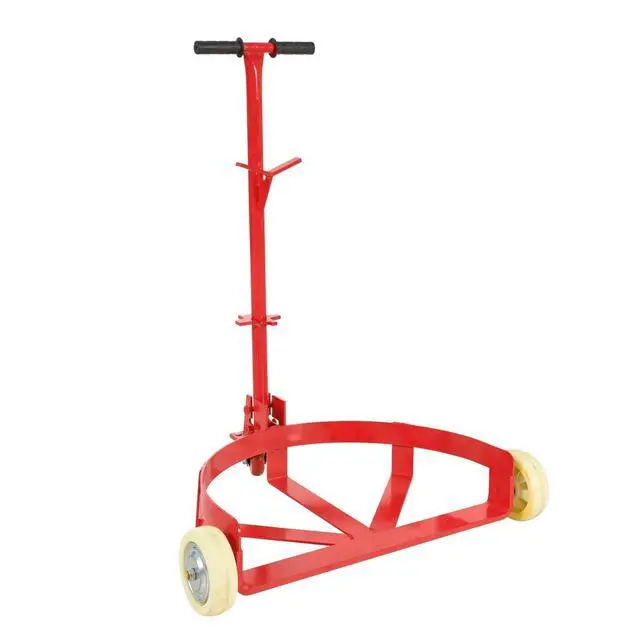 Alt view image 7 of 7 - LOYISIKE US Stock 55 Gallon Drum Dolly 1200lbs Oil Barrel Drum Roller Hand Cart Red