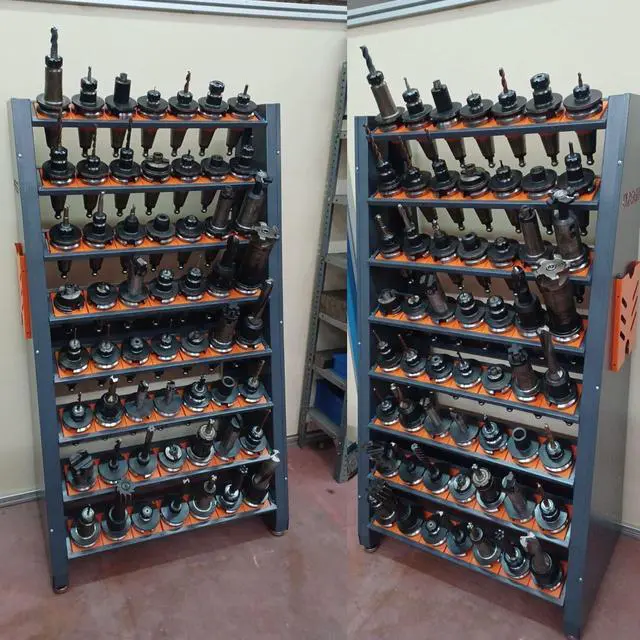 Alt view image 5 of 7 - LOYISIKE US Stock Tool Rack Multifunctional CNC Tool Holder CAT40 Tool Holder Accessories