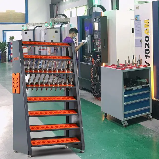 Alt view image 4 of 7 - LOYISIKE US Stock Tool Rack Multifunctional CNC Tool Holder CAT40 Tool Holder Accessories