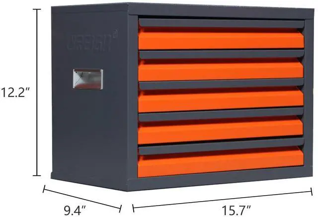 Alt view image 3 of 7 - LOYISIKE US Stock 5 Drawers Milling Cutter & Drill Bit Storage Cabinet 7 Drawer Divider