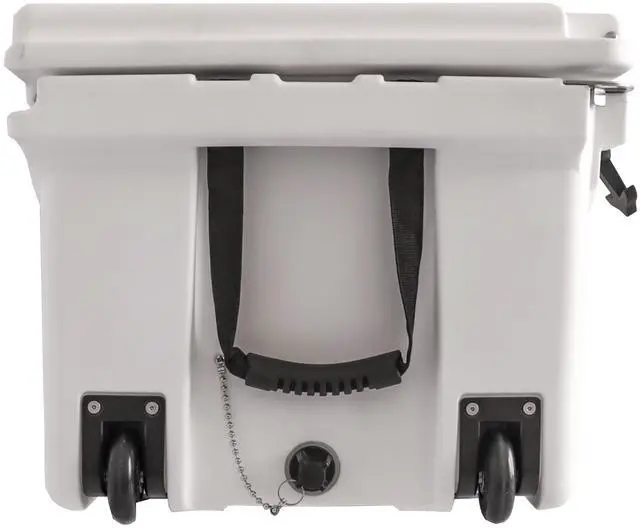 Alt view image 6 of 7 - LOYISIKE White color ice cooler box 65QT camping ice chest beer box outdoor fishing cooler