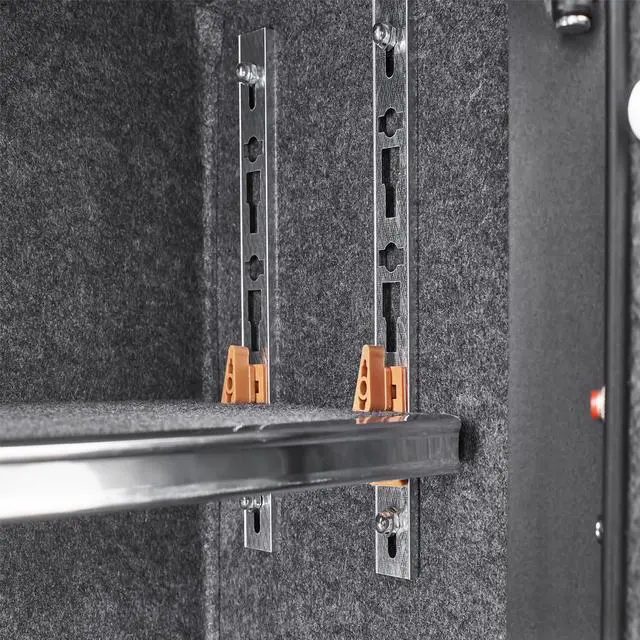 Alt view image 7 of 7 - LOYISIKE 1.5Cuft Safe Box with Electronic  fingerprint, Solid Alloy Steel Office Hotel Home Safe, Security Digital Safes Box , Smart Alert, Mute Mode, Anti-Theft Safe for Document Money Valuable