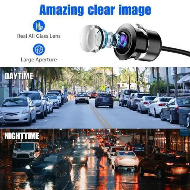 Alt view image 2 of 7 - Car Rear View Backup Reverse Camera Parking Cam HD Night Vision Waterproof 170°