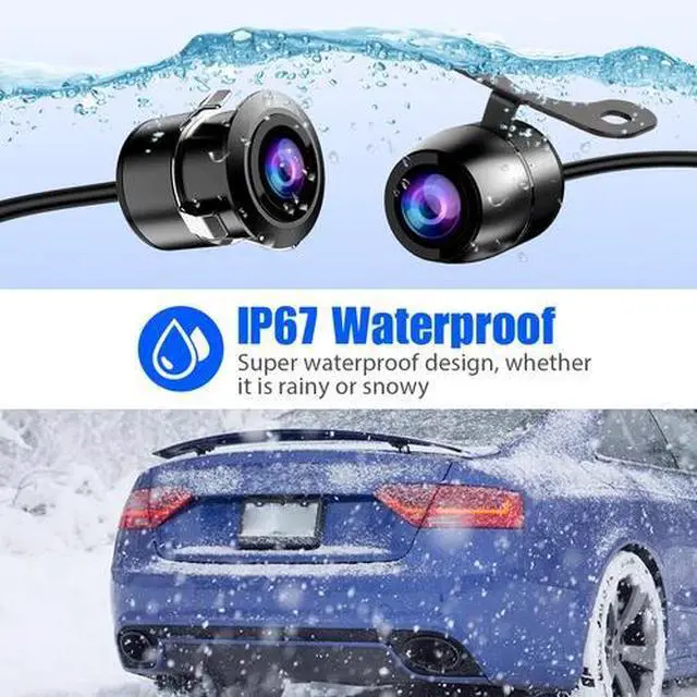 Alt view image 4 of 7 - Car Rear View Backup Reverse Camera Parking Cam HD Night Vision Waterproof 170°