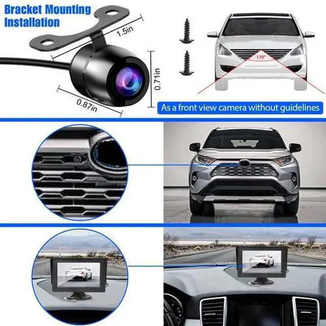 Alt view image 7 of 7 - Car Rear View Backup Reverse Camera Parking Cam HD Night Vision Waterproof 170°