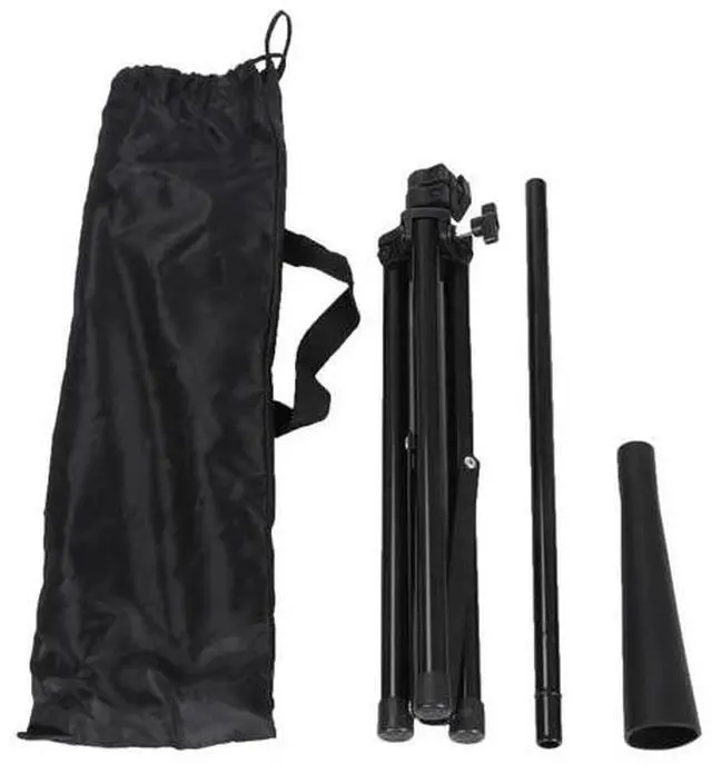 Alt view image 4 of 7 - Baseball and Softball Portable Travel Batting Tee Stable Tripod Base Black