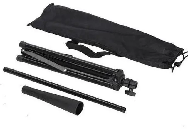 Alt view image 6 of 7 - Baseball and Softball Portable Travel Batting Tee Stable Tripod Base Black