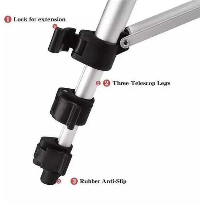 Alt view image 4 of 7 - Professional Camera Phone Holder Tripod Stand for Smartphone iPhone Samsung+ Bag