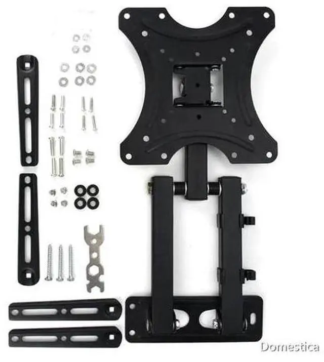 Alt view image 2 of 7 - Full Motion TV Wall Mount Bracket Swivel Tilt for 26 32 36 37 40 42 46 49 50 55"