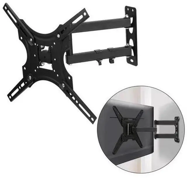 Alt view image 7 of 7 - Full Motion TV Wall Mount Bracket Swivel Tilt for 26 32 36 37 40 42 46 49 50 55"