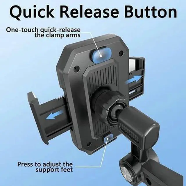 Alt view image 5 of 7 - Universal Car Truck Mount Phone Holder Stand Dashboard/Windshield For Cell Phone