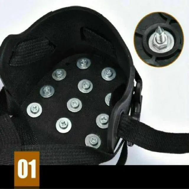 Alt view image 7 of 7 - 32-toothselected Steel Snag Outdoor Anti-slip Grips Spikes Shoes Cover For Snow And Ice Hiking
