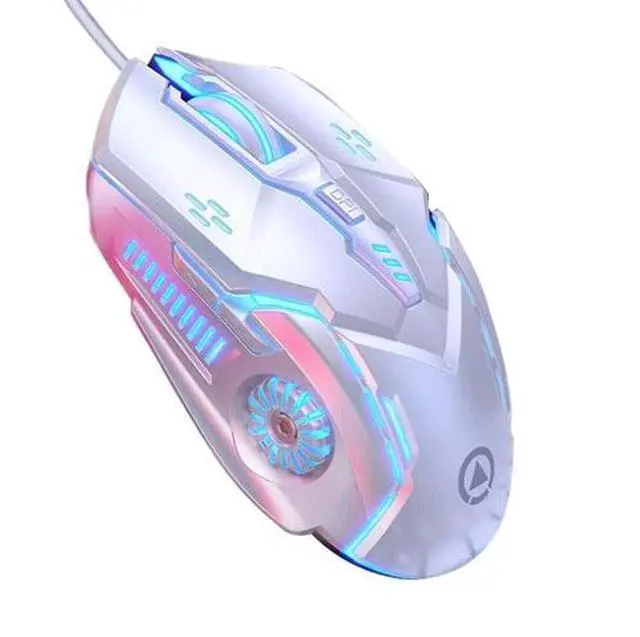 Alt view image 4 of 5 - Mechanical Keyboard-Mouse combo with RGB Lights -Wired -104 keygaming