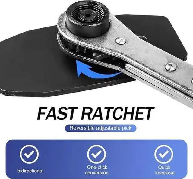 Alt view image 5 of 7 - Ratcheting Brake Caliper Piston Spreader Press Tool Car Ratchet Caliper Spreader