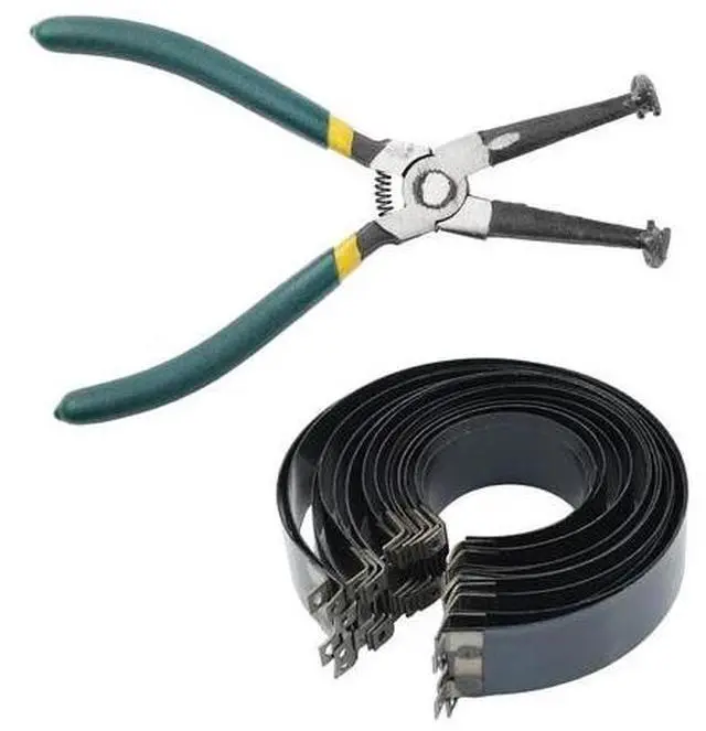 Alt view image 5 of 7 - Professional Piston Ring Compressor Cylinder Installer Pliers & 14 Band Tool Kit