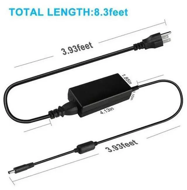 Alt view image 6 of 7 - For Dell HA45NM140 0285K Laptop Ac Adapter Charger & Power Cord 45W 19.5V 2.31A
