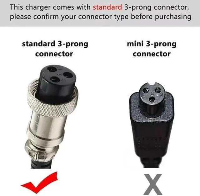 Alt view image 2 of 5 - New Charger for Razor E100 E200 E200S E175 E300 E300S E125 E150 E500 PR200 E225S