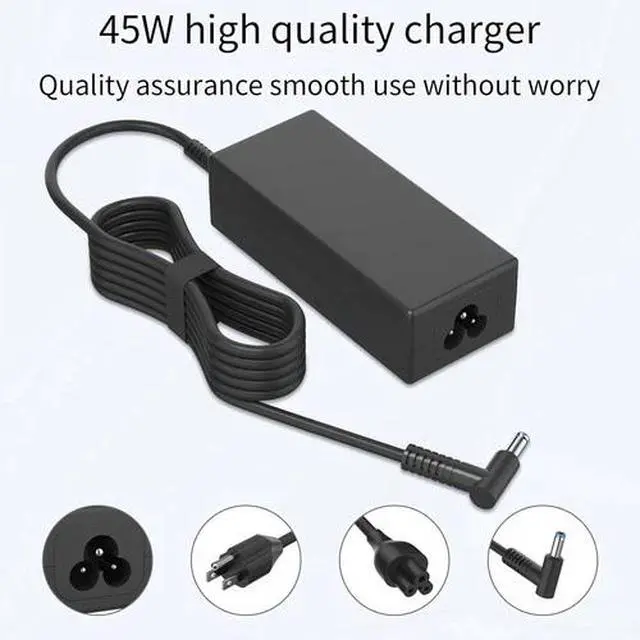 Alt view image 2 of 4 - 65W 45W 19.5V 2.31A AC Adapter Charger For HP Laptop Power Supply Cord 4.5*3.0mm