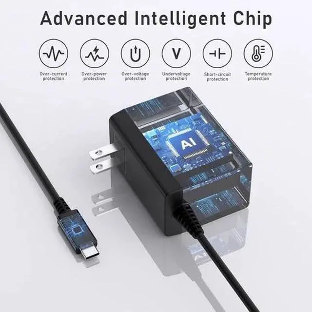 Alt view image 2 of 4 - USB-C Wall Charger Power Supply 5v2.6A Universal Portable Travel Power Adapter