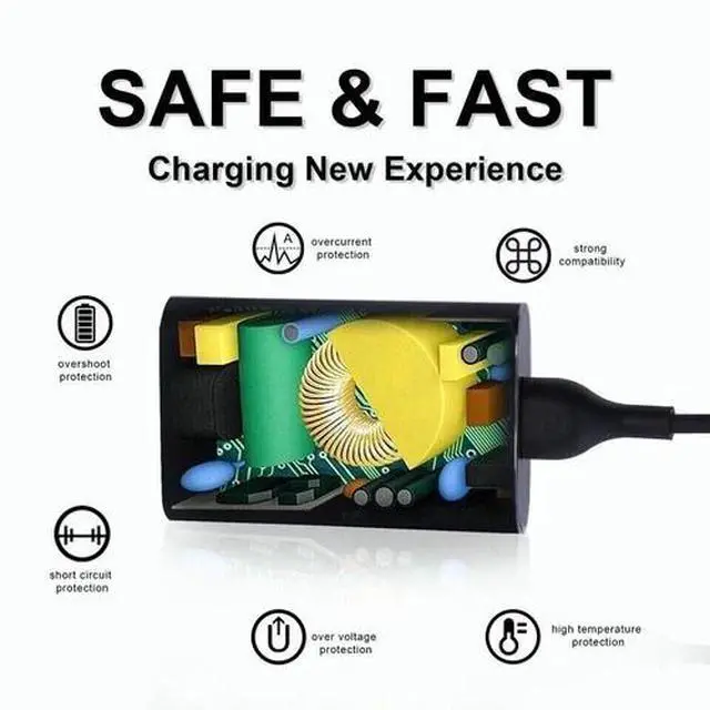 Alt view image 6 of 7 - USB Type-C 45W watts for HP Chromebook Lenovo Dell Acer Samsung Laptop Charger