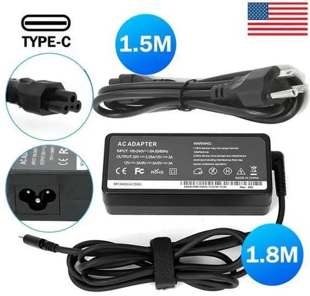 Main image of 65W USB-C Type-C PD Fast Charger AC Adapter Laptop Charger Universal PowerSupply