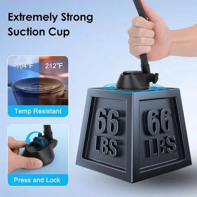 Alt view image 4 of 7 - 360°Car Tablet Phone Holder for 4.7-12.9" iPad iPhone Windshield Dashboard Mount