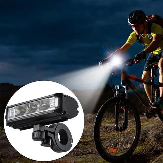 Alt view image 2 of 7 - Bicycle Light Rechargeable Bike LED Lamp Outdoor Torch Front Handlebar Headlight