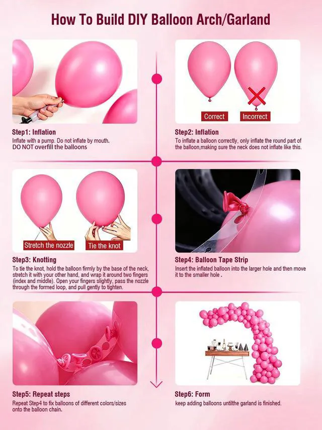 Alt view image 6 of 7 - Pink Happy Birthday Decorations with Banner Balloons Foil Curtain Backdrop | Pink Light Hot Metallic Pink Confetti Balloons with Happy Birthday Banner, Foil Curtain, Birthday Decorations