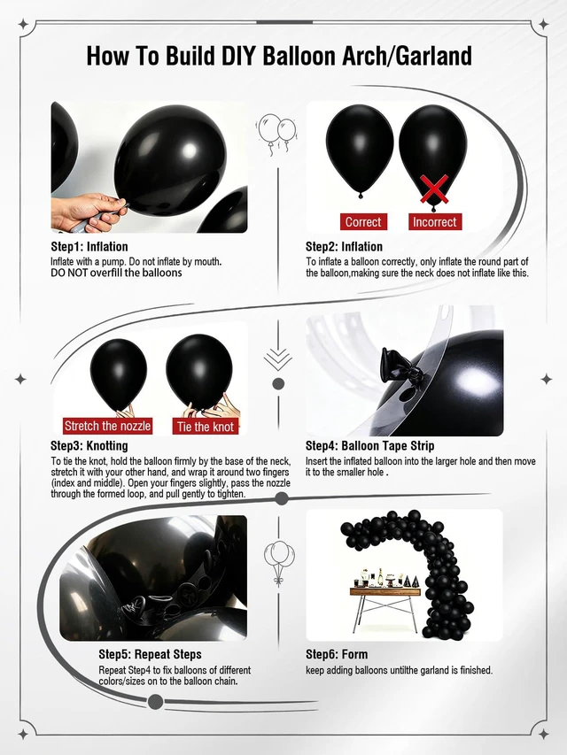 Alt view image 5 of 7 - Black and Silver Balloons 12 Inch 60 Pcs Pearl Silver White Latex Balloons | Metallic Pearl Silver Black White Latex Confetti Balloons with Ribbon & Balloon Tape for Birthday Graduation Party