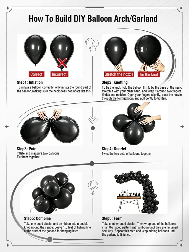 Alt view image 6 of 7 - Black and Silver Balloons 12 Inch 60 Pcs Pearl Silver White Latex Balloons | Metallic Pearl Silver Black White Latex Confetti Balloons with Ribbon & Balloon Tape for Birthday Graduation Party