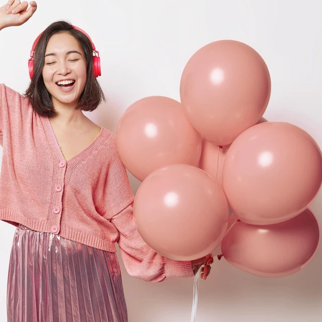 Alt view image 5 of 7 - RUBFAC Pink Balloons Different Sizes Dusty Rose Balloon Arch Kit 129pcs | Latex Blush Balloon Garland Arch Kit for Valentine's Day Birthday Baby Shower Wedding Princess Boho Theme Party Decoration