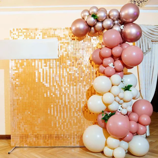 Alt view image 7 of 7 - RUBFAC Pink Balloons Different Sizes Dusty Rose Balloon Arch Kit 129pcs | Latex Blush Balloon Garland Arch Kit for Valentine's Day Birthday Baby Shower Wedding Princess Boho Theme Party Decoration