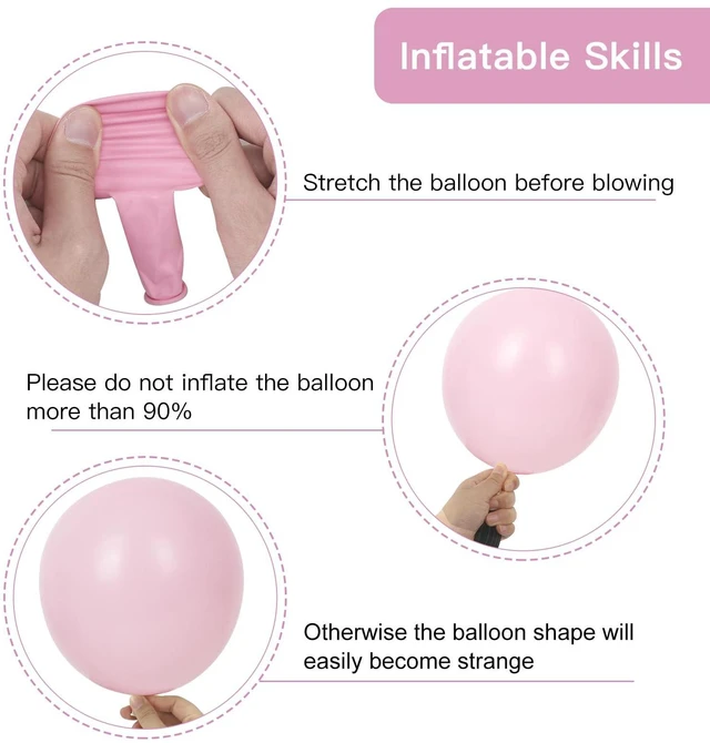 Alt view image 3 of 7 - 87pcs Light Pink Balloons Different Sizes 18 12 10 5 Inches for Garland Arch, Premium Pastel Pink Balloons for Valentine's Day Girl Birthday Wedding Baby Shower Bridal Shower Party Decorations
