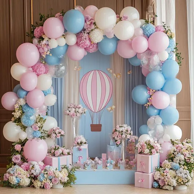 Alt view image 6 of 7 - 87pcs Light Pink Balloons Different Sizes 18 12 10 5 Inches for Garland Arch, Premium Pastel Pink Balloons for Valentine's Day Girl Birthday Wedding Baby Shower Bridal Shower Party Decorations