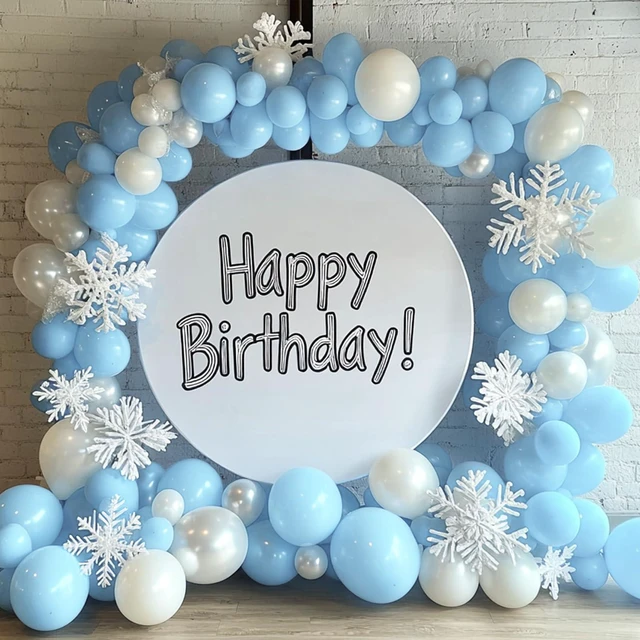 Alt view image 5 of 7 - 87pcs Pastel Blue Balloons Different Sizes 18 12 10 5 Inches for Garland Arch, Premium Blue Latex Balloons for Birthday Wedding Baby Shower Bridal Shower Party Decorations