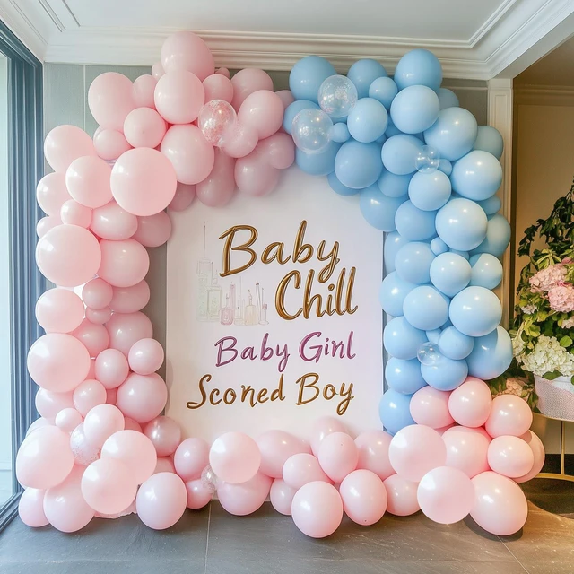 Alt view image 7 of 7 - 87pcs Pastel Blue Balloons Different Sizes 18 12 10 5 Inches for Garland Arch, Premium Blue Latex Balloons for Birthday Wedding Baby Shower Bridal Shower Party Decorations
