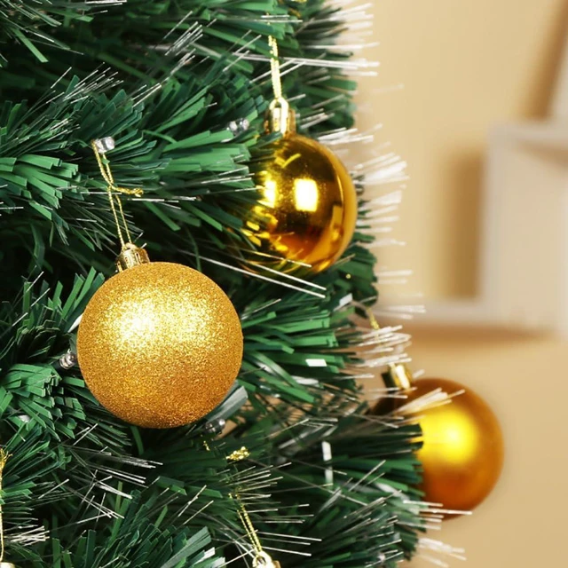 Alt view image 6 of 7 - Christmas Tree Ornaments Balls - Pack of 24pcs Shatterproof Christmas Ball Ornaments Xmas Bulbs Decorations Set for Xmas Tree Balls Decorative Hanging Ornament Purple