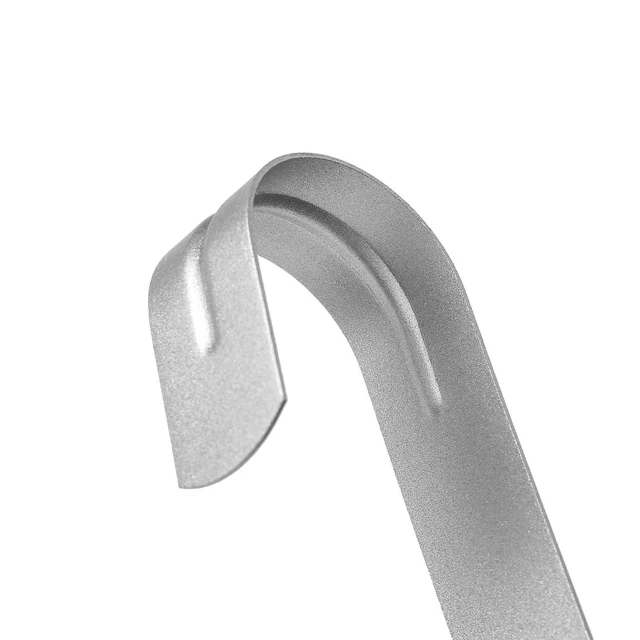 Alt view image 6 of 6 - Sattiyrch 15" Wreath Hanger for Front Door, Over the Door Wreath Hook | No drilling or screws. Protects doors, closes normally, holds 22 lbs for holiday & seasonal décor. Silver,1 Pack