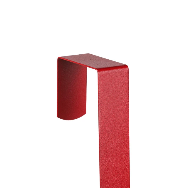 Alt view image 3 of 6 - 15" Wreath Hanger for Front Door,Sturdy Steel Wreath Door Hanger,Over The Door Hanger Hook (Red,1)