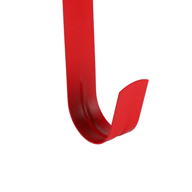 Alt view image 4 of 6 - 15" Wreath Hanger for Front Door,Sturdy Steel Wreath Door Hanger,Over The Door Hanger Hook (Red,1)