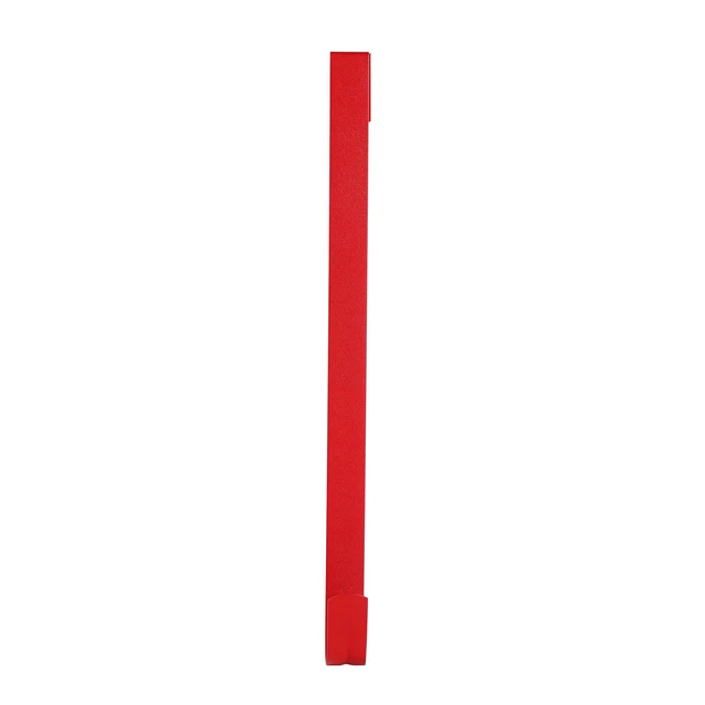 Alt view image 5 of 6 - 15" Wreath Hanger for Front Door,Sturdy Steel Wreath Door Hanger,Over The Door Hanger Hook (Red,1)