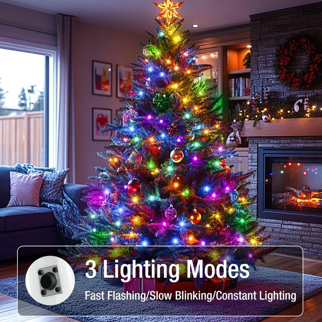 Alt view image 2 of 6 - 6 Pack Fairy Lights Battery Operated - 7ft 20 Led Twinkle Lights 3 Modes, Multi-Colored Bulk Mini String Lights Waterproof for Mason Jars Vases DIY Party Wedding Decoration Christmas