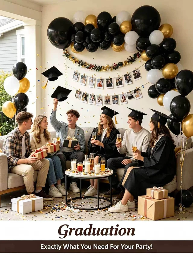 Alt view image 6 of 7 - Black Balloons 125pcs Different Sizes 18 12 10 5 Inch Black Balloon Arch | Black Balloons Garland Kit with Balloon Tape and Glue Dots for Birthday Graduation Casino Gaming Retirement Party Decorations