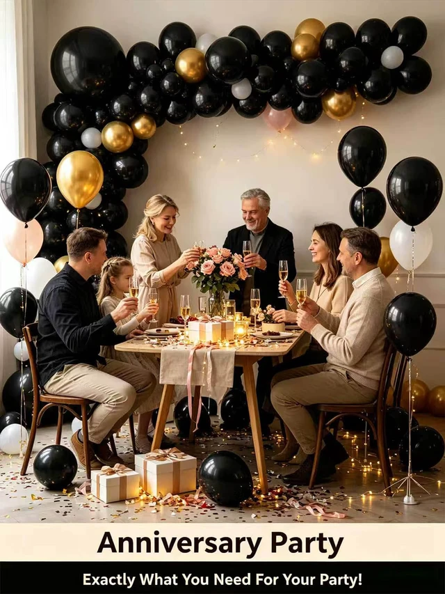 Alt view image 7 of 7 - Black Balloons 125pcs Different Sizes 18 12 10 5 Inch Black Balloon Arch | Black Balloons Garland Kit with Balloon Tape and Glue Dots for Birthday Graduation Casino Gaming Retirement Party Decorations