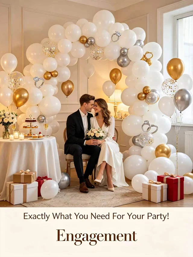 Alt view image 7 of 7 - White Balloons 125 Pcs Different Sizes 18 12 10 5 Inch Balloon Arch Kit | White Latex Balloons with Balloon Tape & Glue Dots for Birthday Baby Shower Bridal Shower Graduation Wedding Party Decoration