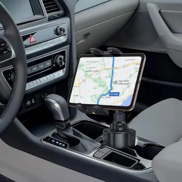 Alt view image 5 of 7 - Car Mount Car Cup Holder Phone Stand for 4.7- 12.9" iPhone Samsung iPad Tablet